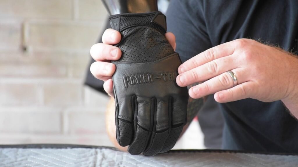 leather gloves