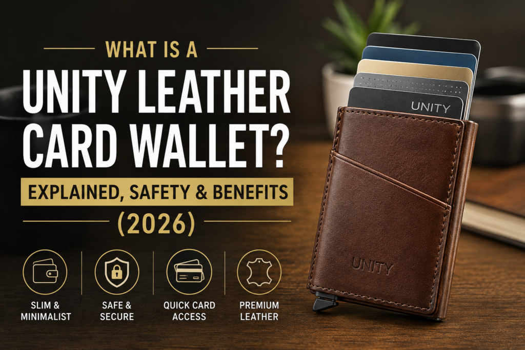 What is a Unity Leather Card Wallet? Explained, Safety & Benefits (2026)